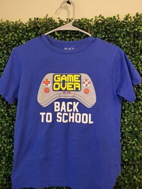 Boys Blue 'Game Over' Controller Back-to-School Tee